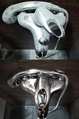 王燕 - 水龍頭清潔前後