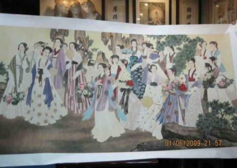 胡亦 - 商業畫工筆人物仕女圖