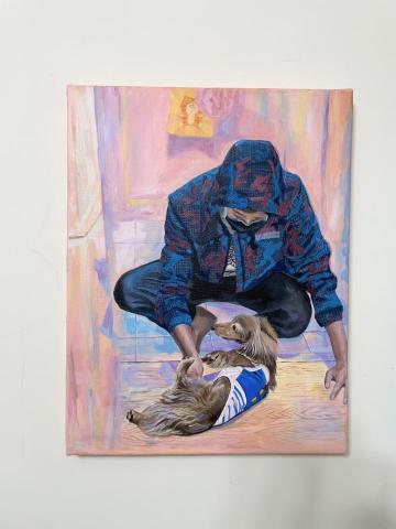 吳家潁 - 寵物 人像 壓克力畫