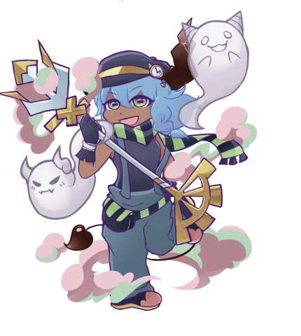 三毛Sanmao - Ｑ版人物立繪範例參考