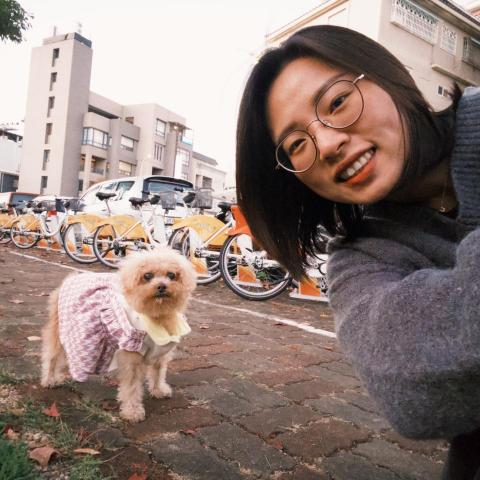 提供遛狗绳服務的專家小靜