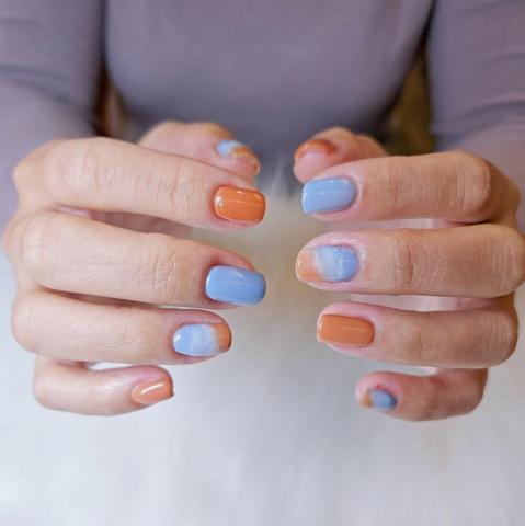 Nailqoo - 藍天白雲手繪