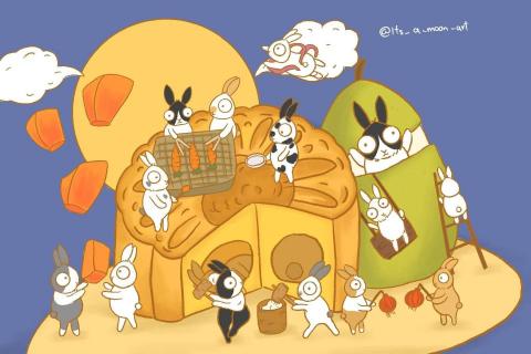 黃詩月 - 中秋節快樂社群圖