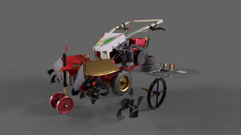 噢嗚工作室 - Xuan Cai - 台中農業局MR數位體感專案建模