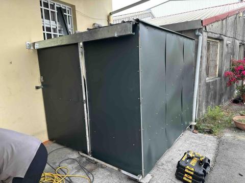 洪政凱（扛）鋼益企業社 - 現有材料製作倉庫