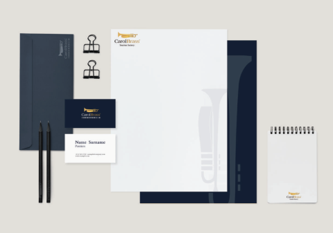 andesign - LOGO品牌設計物延伸應用
卡羅爾銅管樂器觀光工廠