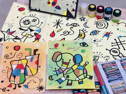 𝓙𝓮𝓼𝓼𝓲𝓮老ㄕの美術課👩🏻&zwj;🎨 - 認識藝術家/米羅