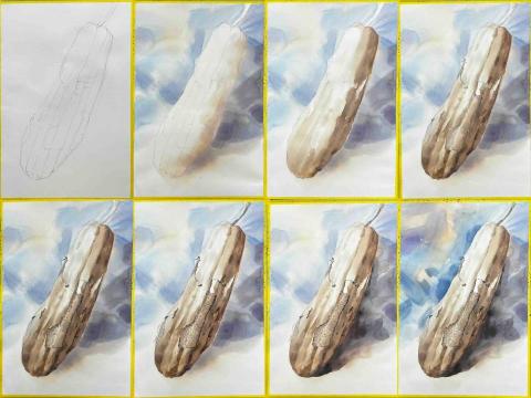 吉米老師 - 水彩靜物