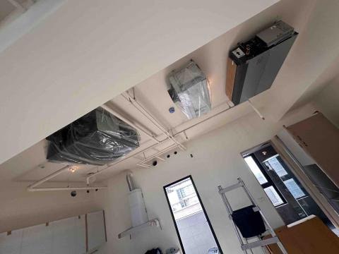 帝鑫工程 -  全熱交換器、除濕機、三菱重工吊隱安裝