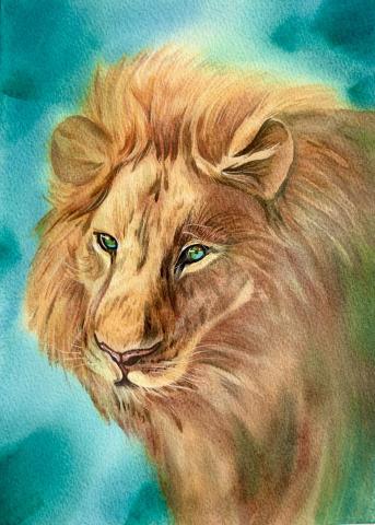 游家昱 - 教師作品3 (水彩)