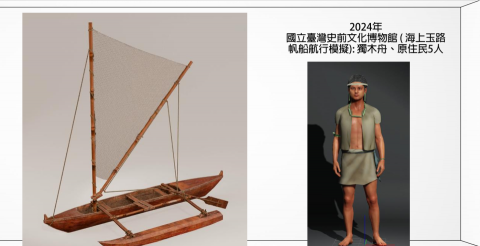 LEE TONY - 2024年國立臺灣史前文化博物館 ( 海上玉路帆船航行模擬): 獨木舟、原住民5人https://www.ksnews.com.tw/w2025011707/

