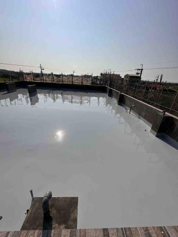 泓宇工程實業社 - 屋頂PU防水（中塗