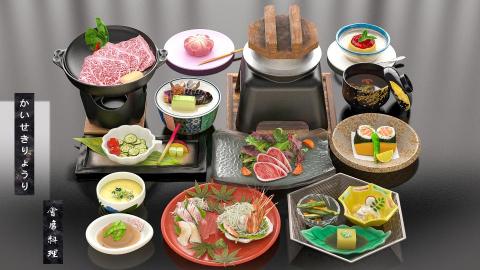 Jeremy Tsao - Food render (Kaiseki). Software Used : 3ds Max / Vray / Rhino / Realflow / Unfold 3D / Substance Painter