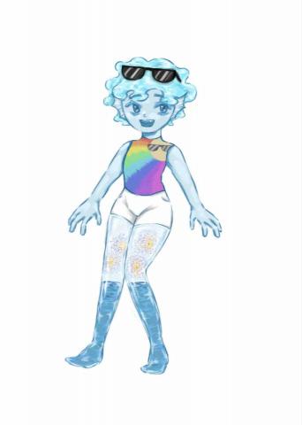 一條瑜 - 角色設計-電繪