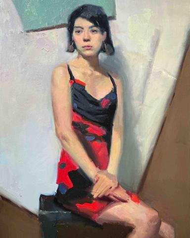 蘇哲緯 - 油畫人物寫生