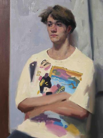 蘇哲緯 - 油畫人物寫生