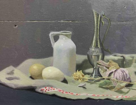 蘇哲緯 - 靜物油畫寫生