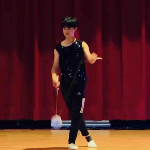 小朱 扯鈴家教 - 國際亞洲盃個人舞台賽中