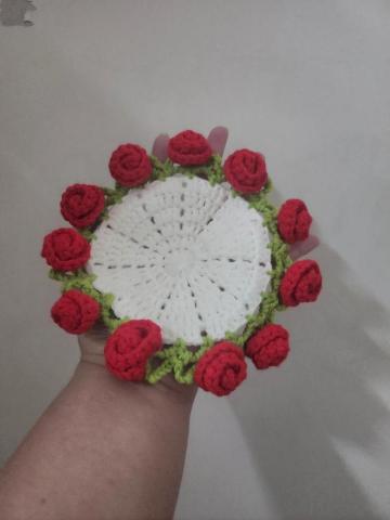 許君綺 - 玫瑰花束杯墊