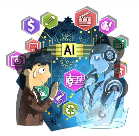 BOB - 人間福報科普插圖-生成式AI