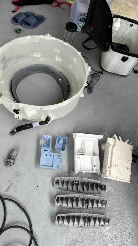 just ho say 清洗職人 - 滾筒式洗衣機拆解