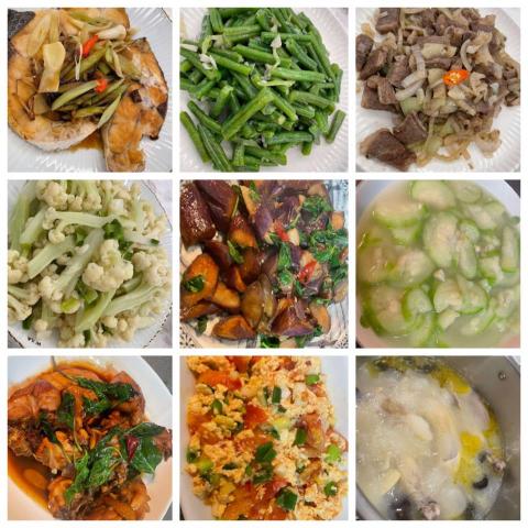 洪湘湄 - 這是我平常在案家備餐的料理