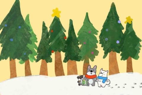 蠻尼灰灰/Hsia - 聖誕卡片