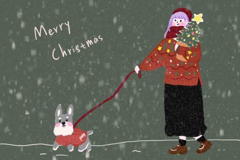 蠻尼灰灰/Hsia - 聖誕賀卡