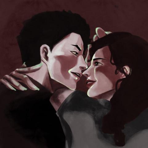 零零三室設計 - 雙人互動插畫