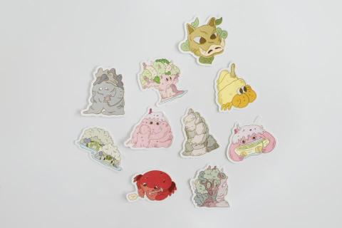 林庭緯 - 貼紙設計1