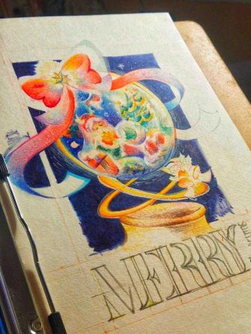 林彥町 - 色鉛筆