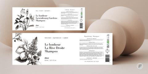 playground 樂院 - óben 草本洗護品牌包裝設計、客製手繪插圖