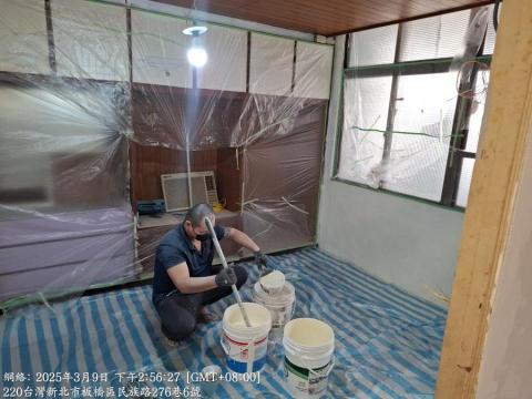 防水達人 - 噴塗乳膠漆防護前置作業