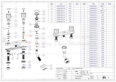 東益實業社-3D列印+2D3D繪圖+產品開發 - 2D工程圖
