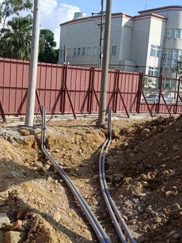 冠鴻水電工程（彰化縣） - 3¢220V  60mm*4C各兩迴路進屋線