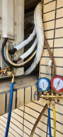 戰府工程冷氣移機安裝檢修 - 富士通2.8kw冷氣移機