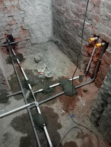 阮建昇 - 老屋翻新浴室重配新冷熱水管