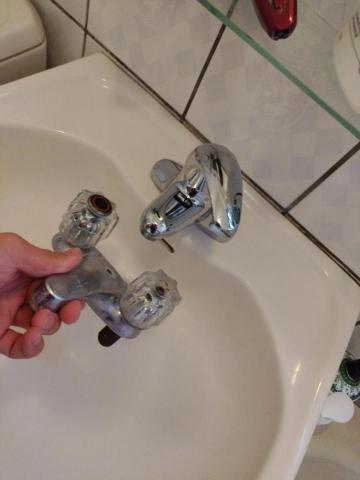 卉程創藝工作室 - 面盆水龍頭更換