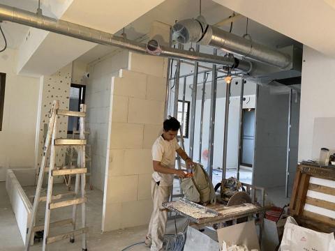 中耀國際 - 白磚牆與輕隔間工程 中耀國際 - 白磚牆與輕隔間工程