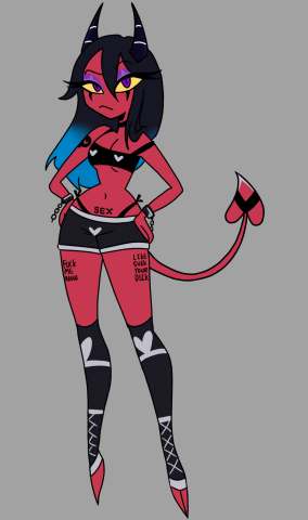 林于瑄 - 類型：oc角
世界觀使用於：Hazbin hotel