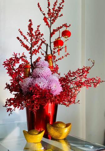 紀經儀 - 新年花藝班