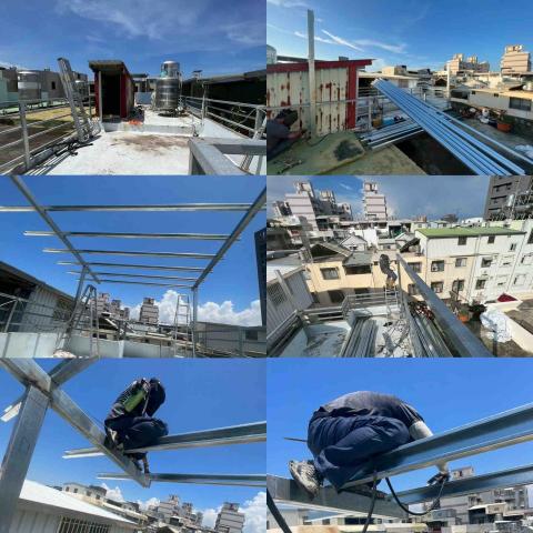 鋮泰工程行 - 鐵皮屋頂施工