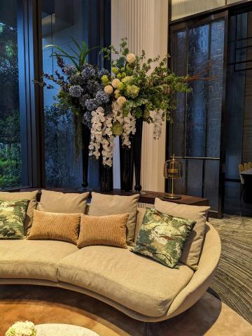 紀經儀 - 社區人造花綠化佈置