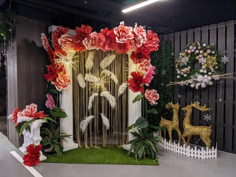 紀經儀 - 立體照相背景設計