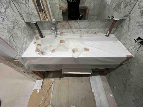 🔆 清潔小幫手 🔆 - 新案廁所 清潔前