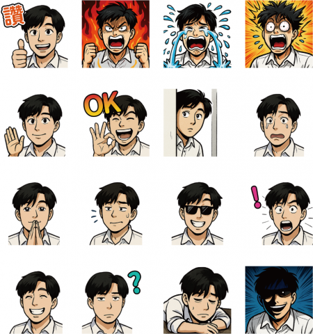 KH Lin - Line個人貼圖製作