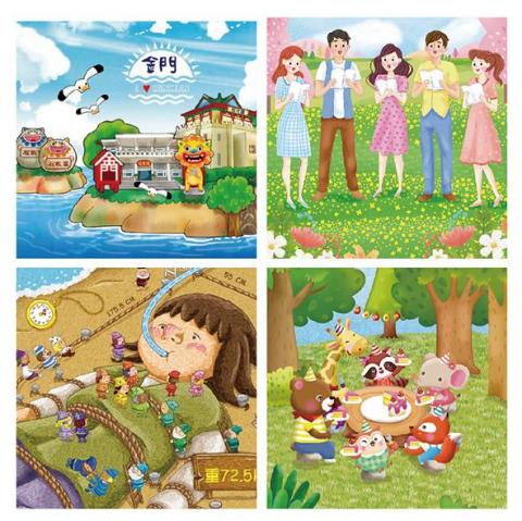 五YEN六色設計 - 各類插畫設計/封面/內頁/包裝盒/繪本等