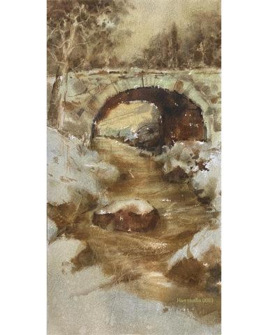 Han studio  邱柏翰 - 你是不是也曾經畫風景畫畫到"色塊糊成一團"?
這堂課教你如何用簡單步驟處理前、中、後景，
佈局橋、溪流與光影位置，不再只是靠感覺上色。

有興趣學風景水彩但不知道從哪開始？
點我私訊 / 預約，初學也能畫出有氛圍的水彩畫。