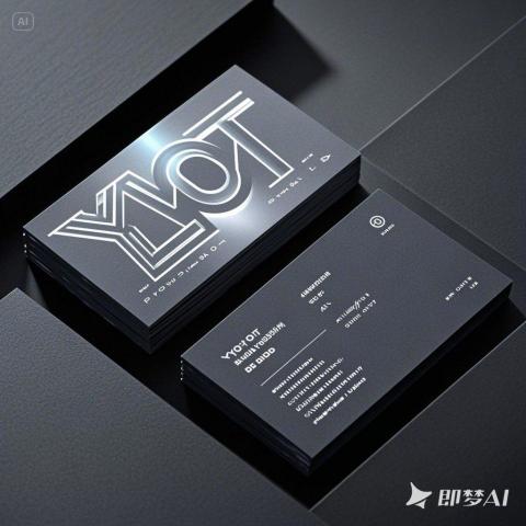 綺雲AI設計工作室 - 客戶只需求英文突顯名片