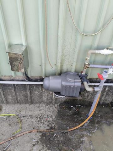 瑋成水電裝修工作室 - 施工後：農田抽水馬達完工